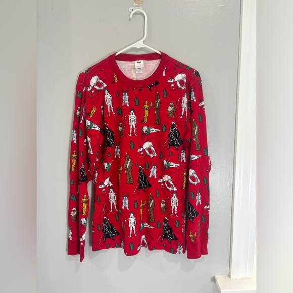 Hanna Andersson Star Wars Holiday Print Pajama Top Medium Family Pajamas - Picture 8 of 8